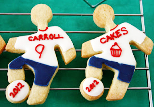 Footballer Cakes