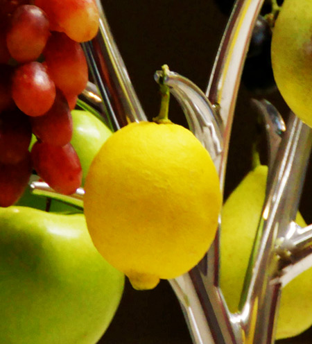 fruit stand display detail