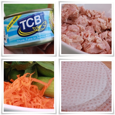 เมี่ยงสดไส้ทูน่า