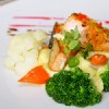 Permalink to A la Carte ปลาแซลม่อนย่าง เสิร์ฟกับอัลมอนด์