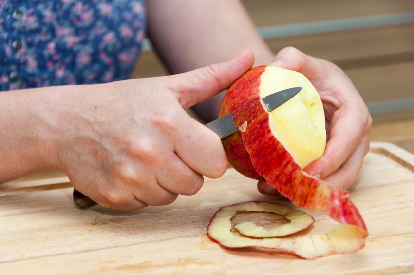 Apple ปอกผลไม้ แอปเปิ้ล