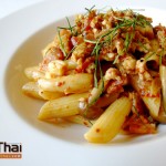 เพนเน่หมูเผ็ด