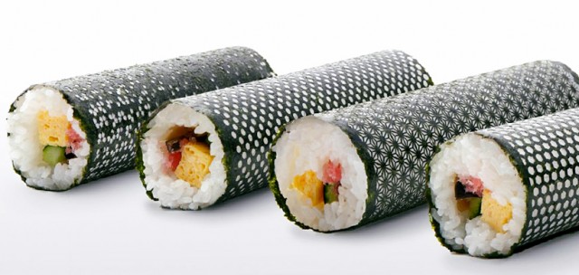 Art Beautiful Food Lasers mashable Sushi สาหร่าย