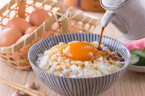 ข้าวตอกไข่ อาหารญี่ปุ่น เมนูไข่