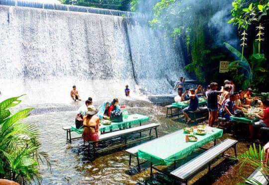 Food Labassin Waterfall Travel Vacation Water Waterfall ร้านอาหารกลางน้ำตก