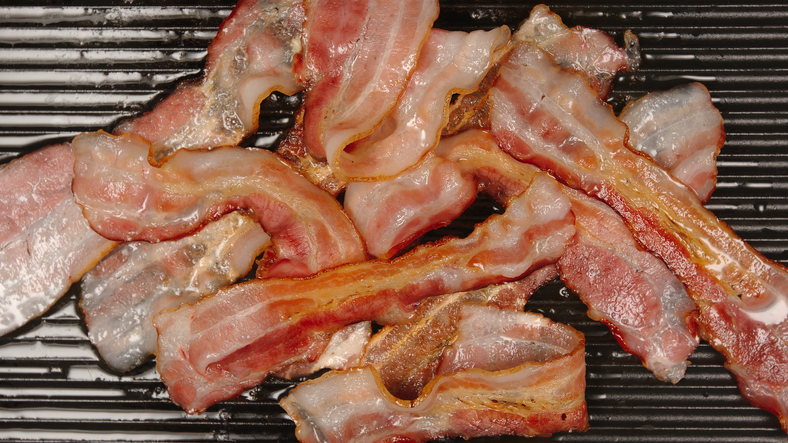 Bacon ชนิดของเบคอน เคล็ดลับอาหาร เบคอน